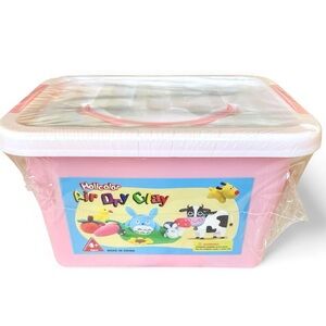 Holicolor Air Dry Clay Set Kit in Bucket/Case with Handle